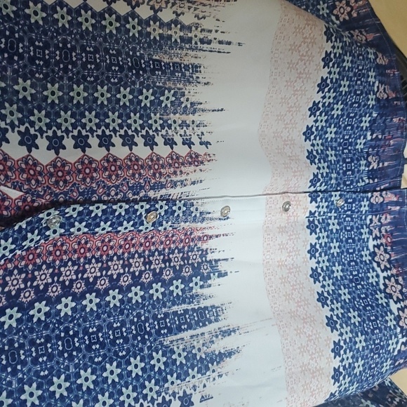 Candie's Long Sleeve Casual Vneck Button Down Sz. M Blouse Tunic - Picture 7 of 13